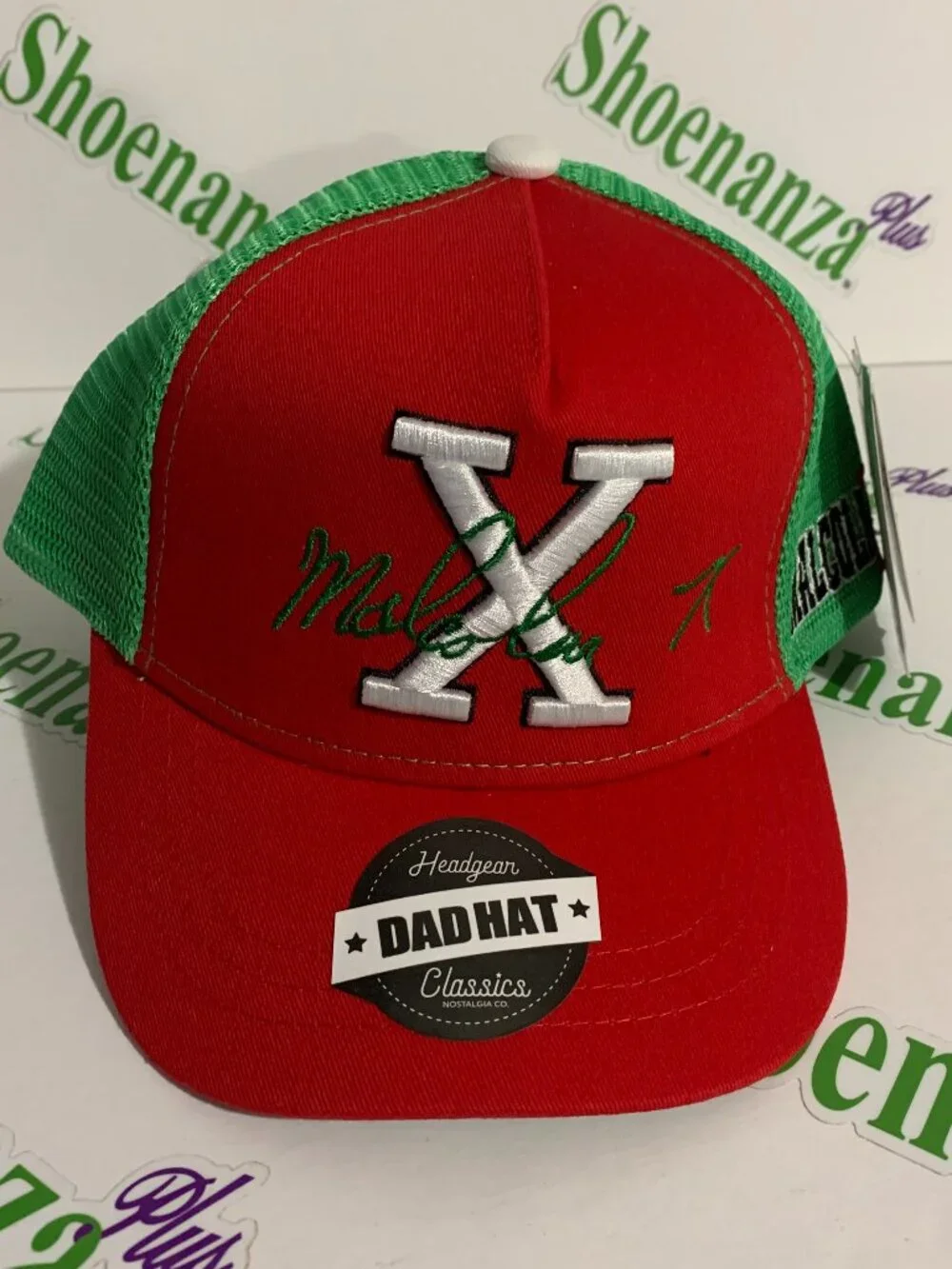 Headgear Classics Hat Malcom X For The Truth Green Red Trucker Dad Cap Youth Kid
